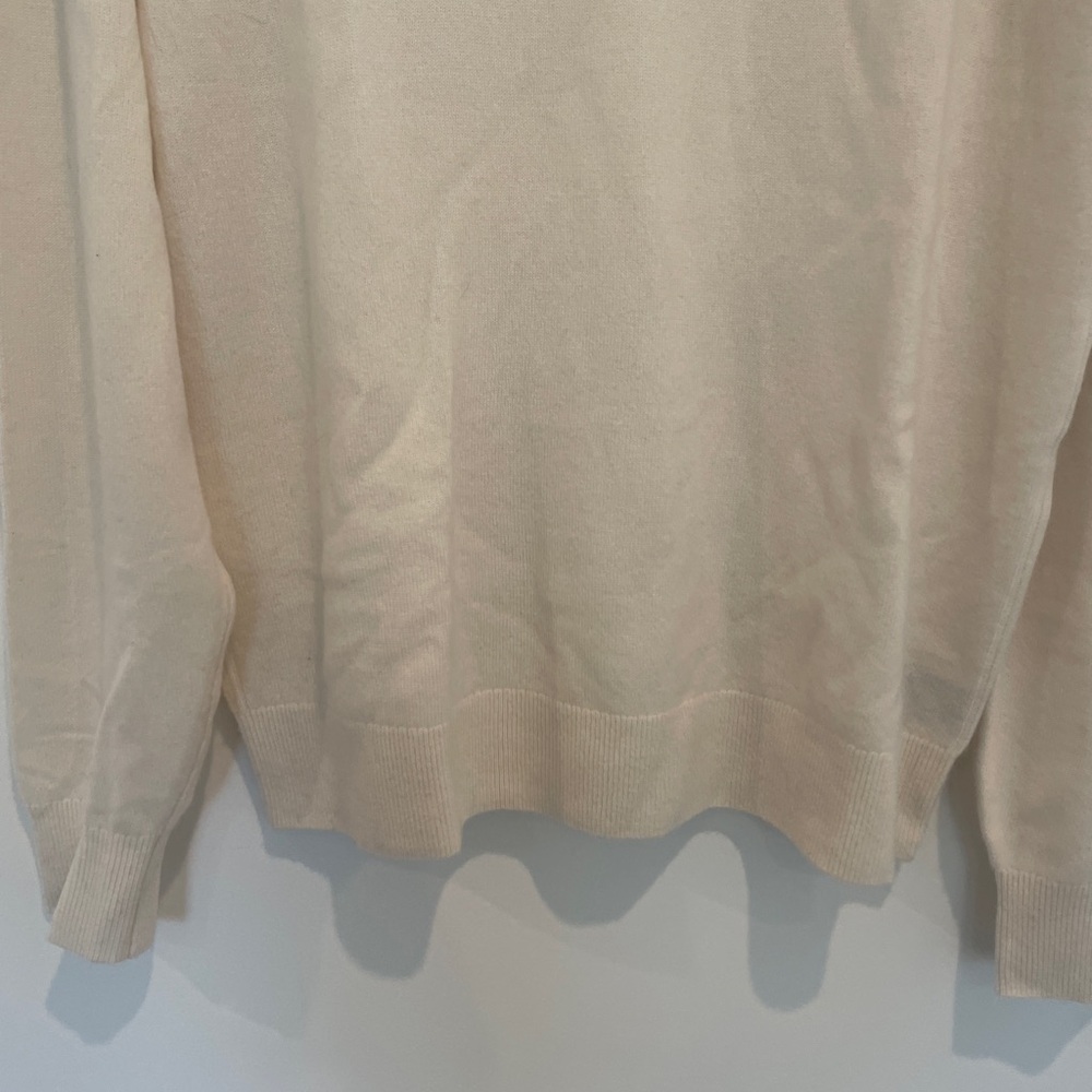 Men's Cream Sweater - Picture 3 of 5